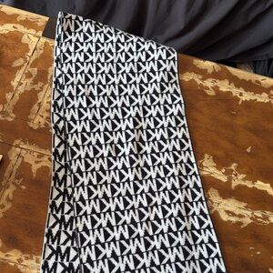 Michael Kors black and white scarf